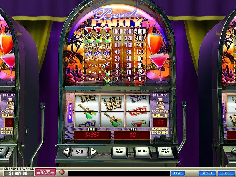 Beach Party PlayTech Slot Game released in   - 