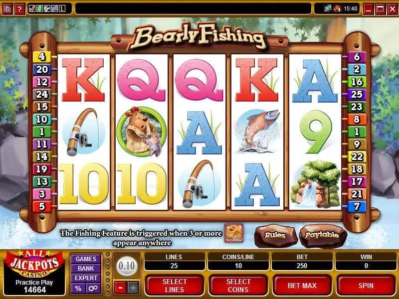 Bearly Fishing Microgaming Slot Game released in   - Free Spins