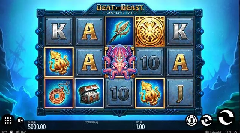 Beat the Beast: Kraken's Lair Thunderkick Slot Game released in February 2020 - Free Spins