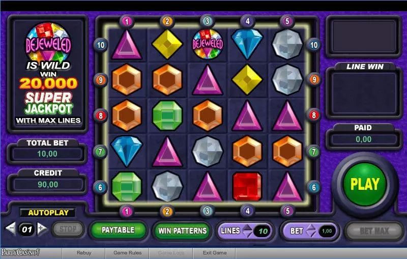 Bejeweled bwin.party Slot Game released in   - 