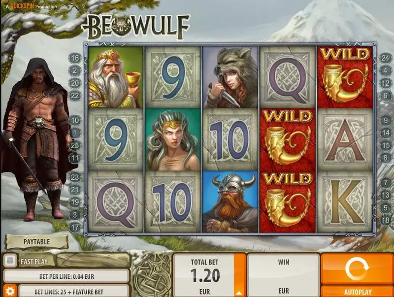 Beowulf Quickspin Slot Game released in   - Free Spins