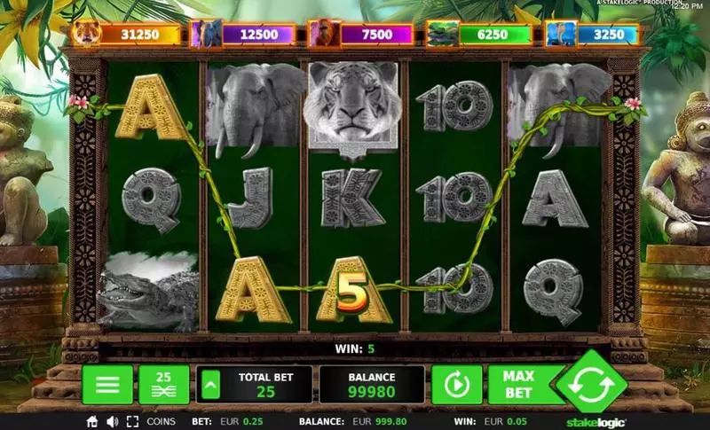 Big 5 Jungle Jackpot StakeLogic Slot Game released in November 2017 - Free Spins