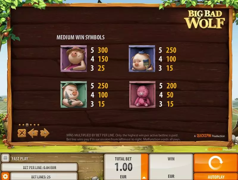 Big Bad Wolf Quickspin Slot Game released in   - Free Spins