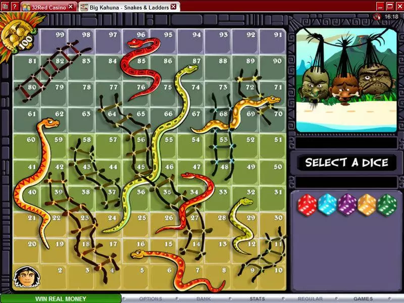Big Kahuna - Snakes and Ladders Microgaming Slot Game released in   - Free Spins