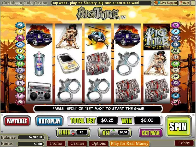 Big Time WGS Technology Slot Game released in September 2010 - Free Spins