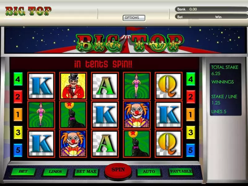 Big Top Parlay Slot Game released in   - Second Screen Game