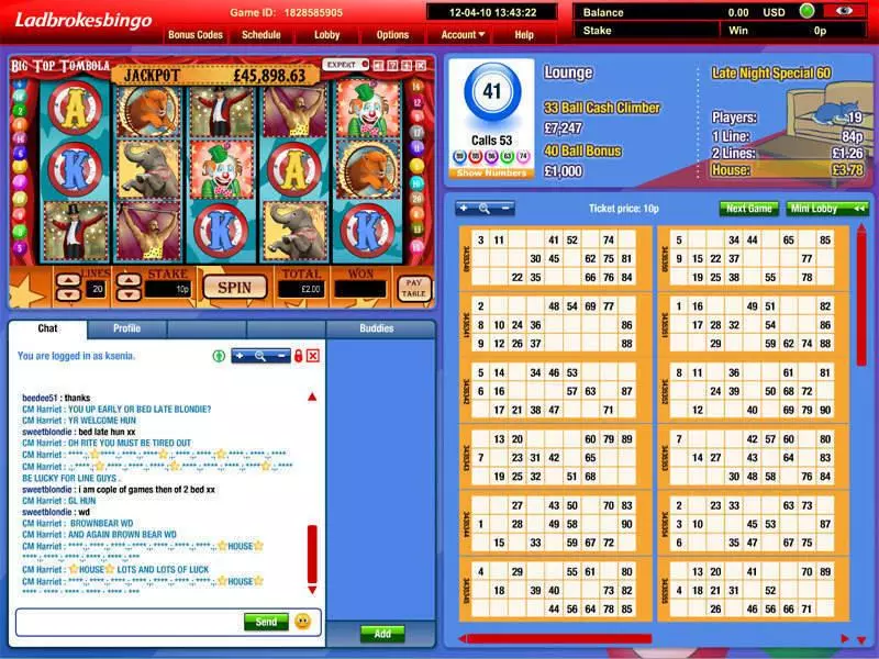 Big Top Tombola Mini Virtue Fusion Slot Game released in   - Second Screen Game