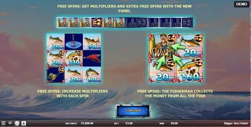 Bigger Size Fishing Red Rake Gaming Slot Game released in August 2024 - Free Spins