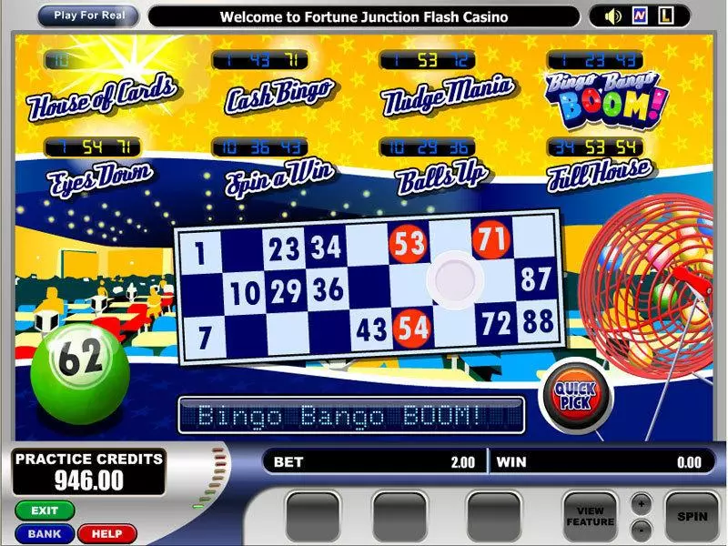 Bingo Bango Boom Microgaming Slot Game released in   - Second Screen Game