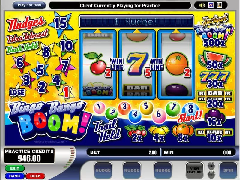 Bingo Bango Boom Microgaming Slot Game released in   - Second Screen Game