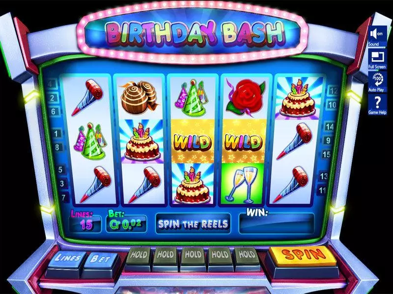 Birthday Bash Slotland Software Slot Game released in   - Second Screen Game