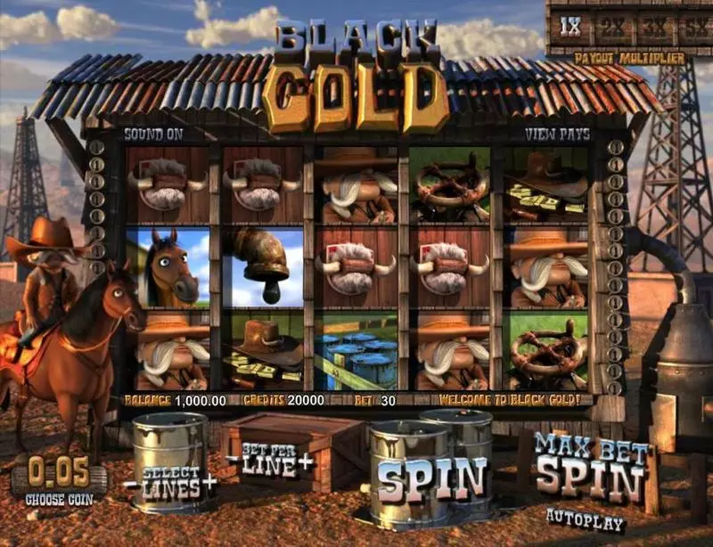 Black Gold BetSoft Slot Game released in   - Free Spins