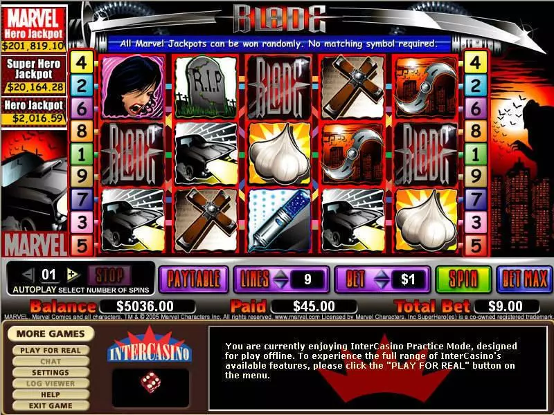 Blade CryptoLogic Slot Game released in   - 
