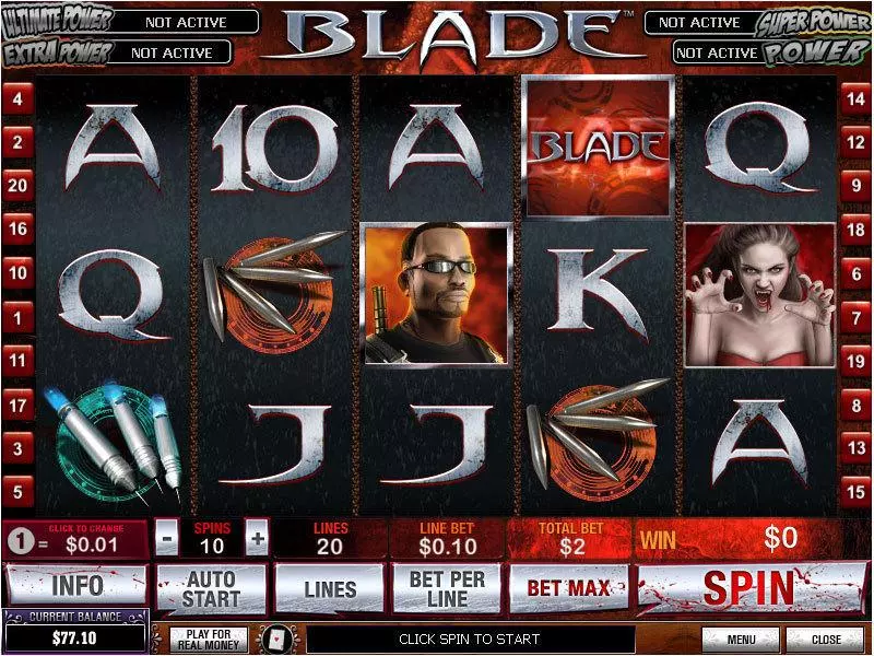 Blade PlayTech Slot Game released in   - Jackpot bonus game