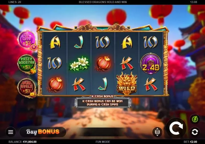 Blessed Dragons Hold and Win Kalamba Games Slot Game released in January 2024 - Buy Feature
