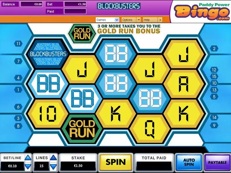 Blockbusters OpenBet Slot Game released in   - Second Screen Game