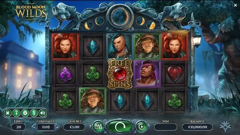 Blood Moon Wilds Yggdrasil Slot Game released in May 2020 - Free Spins
