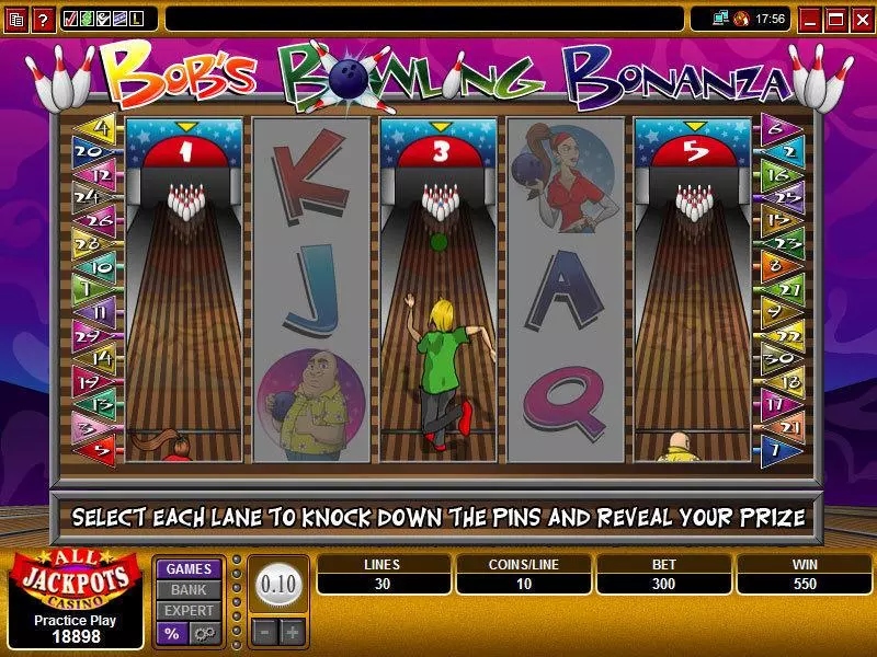 Bob's Bowling Bonanza Microgaming Slot Game released in   - Second Screen Game