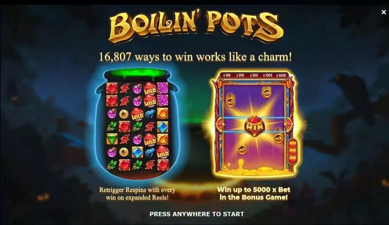 Boiling Pots  Yggdrasil Slot Game released in May 2022 - Expanding Reels