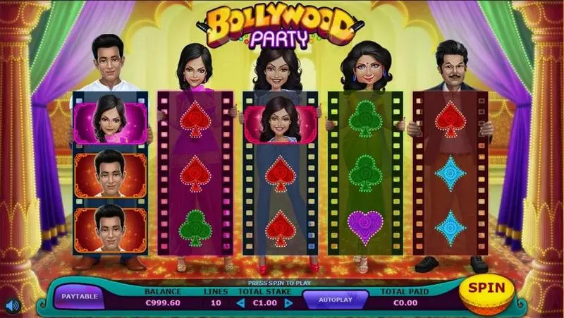 Bollywood Party Sigma Gaming Slot Game released in April 2017 - On Reel Game