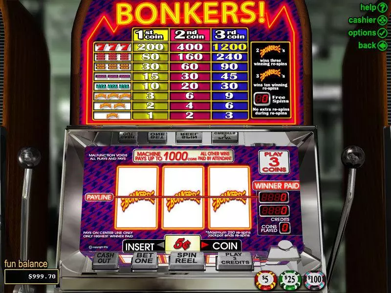Bonkers RTG Slot Game released in   - Free Spins