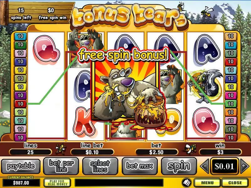 Bonus Bears PlayTech Slot Game released in   - Free Spins