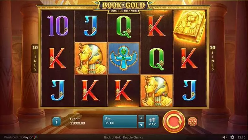 Book of Gold: Double Chance Playson Slot Game released in October 2018 - Free Spins