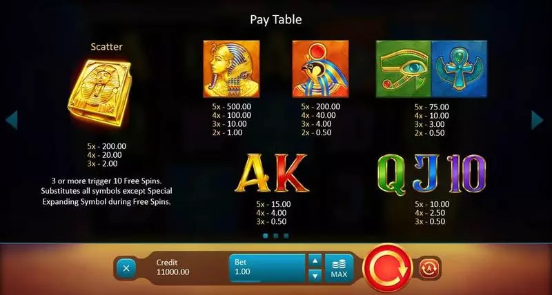 Book of Gold: Symbol Choice Playson Slot Game released in October 2019 - Free Spins