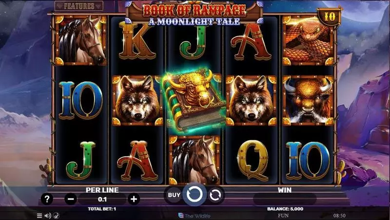 Book Of Rampage – A Moonlight Tale Spinomenal Slot Game released in May 2024 - Free Spins