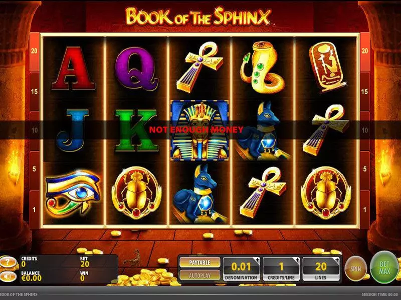 Book of the Sphinx GTECH Slot Game released in March 2012 - Free Spins