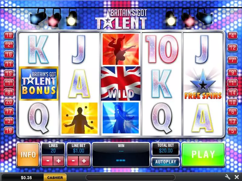Britain's Got Talent Ash Gaming Slot Game released in   - Free Spins