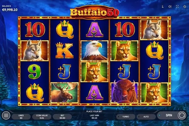 Buffalo 50 Endorphina Slot Game released in August 2020 - Free Spins