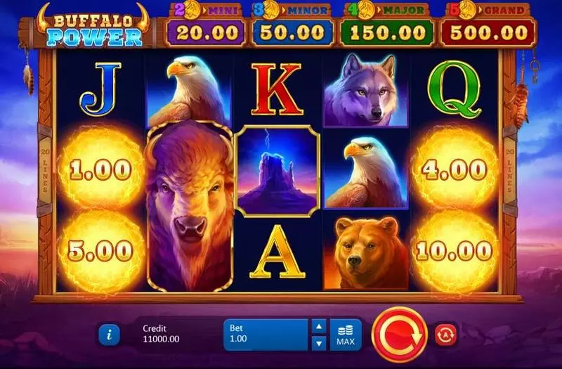 Buffalo Power: Hold and Win Playson Slot Game released in August 2020 - Free Spins