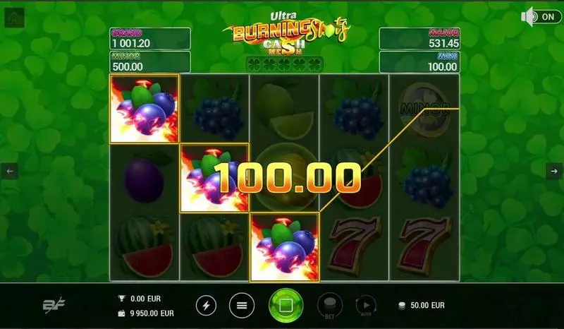 Burning Slots Cash Mesh BF Games Slot Game released in May 2024 - 