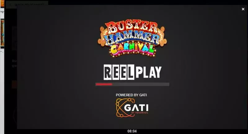 Buster Hammer Carnival ReelPlay Slot Game released in March 2021 - Wild Striker