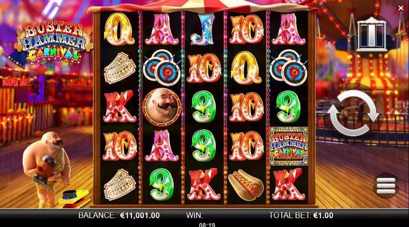 Buster Hammer Carnival Yggdrasil Slot Game released in March 2021 - Free Spins