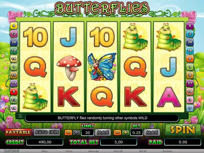 Butterflies Amaya Slot Game released in   - Second Screen Game
