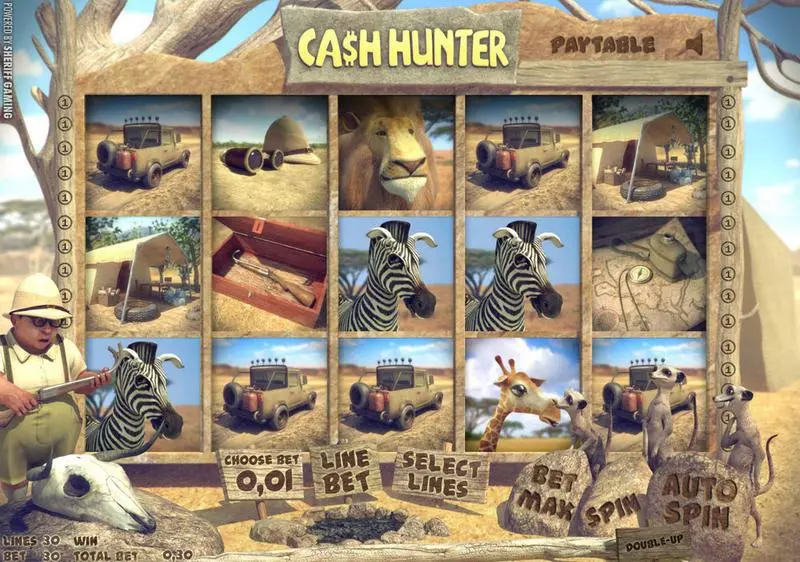 Ca$h Hunter Sheriff Gaming Slot Game released in   - Free Spins