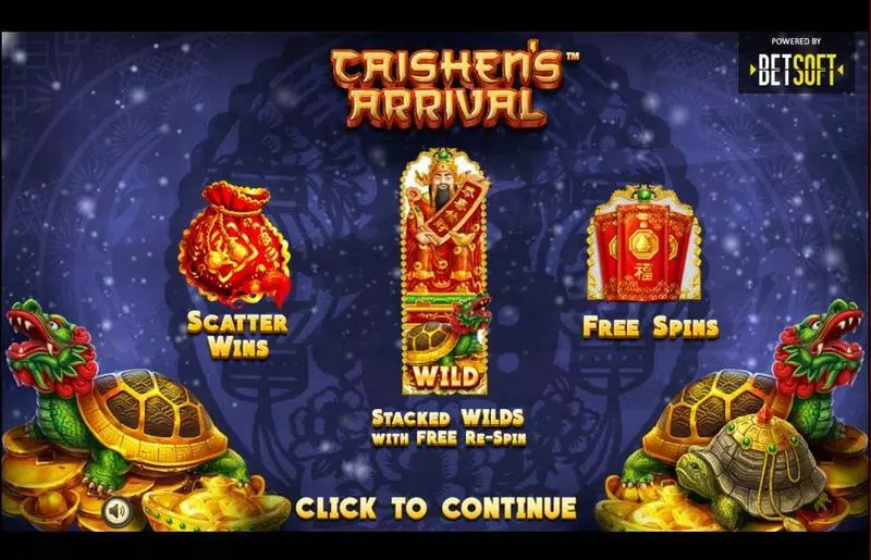 Caishen's Arrival  BetSoft Slot Game released in October 2019 - Free Spins