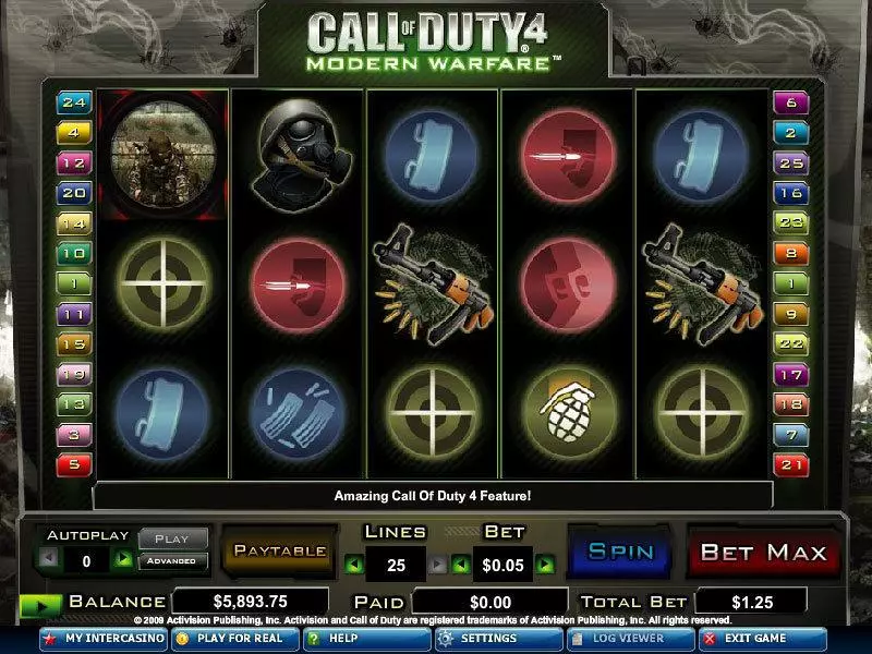 Call of Duty 4 CryptoLogic Slot Game released in   - Second Screen Game