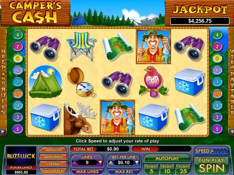 Camper's Cash NuWorks Slot Game released in   - Free Spins