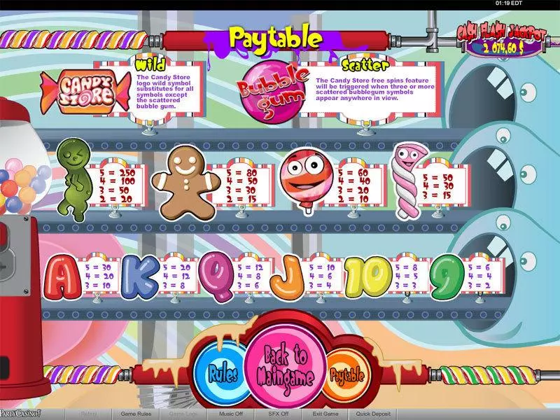 Candy Store bwin.party Slot Game released in   - Free Spins
