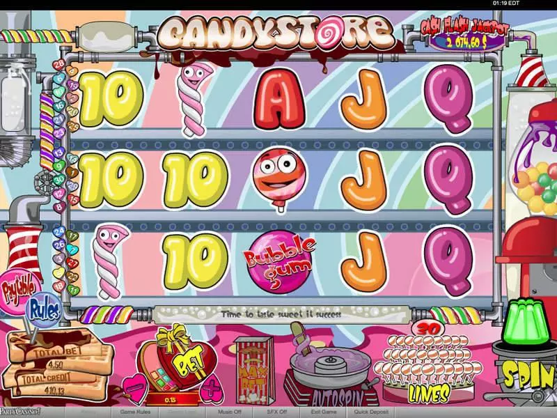 Candy Store bwin.party Slot Game released in   - Free Spins