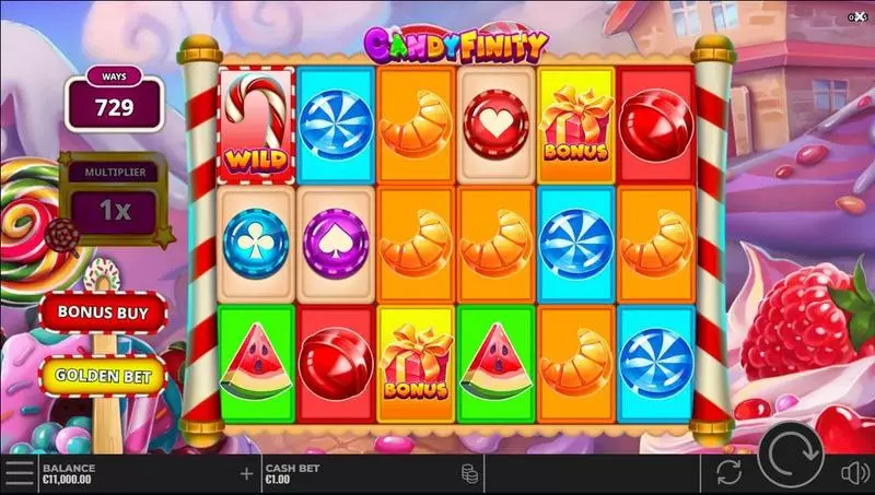 Candyfinity Yggdrasil Slot Game released in June 2023 - Free Spins