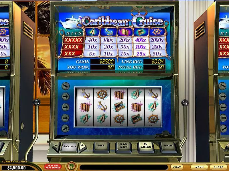 Caribbean Cruise PlayTech Slot Game released in   - 