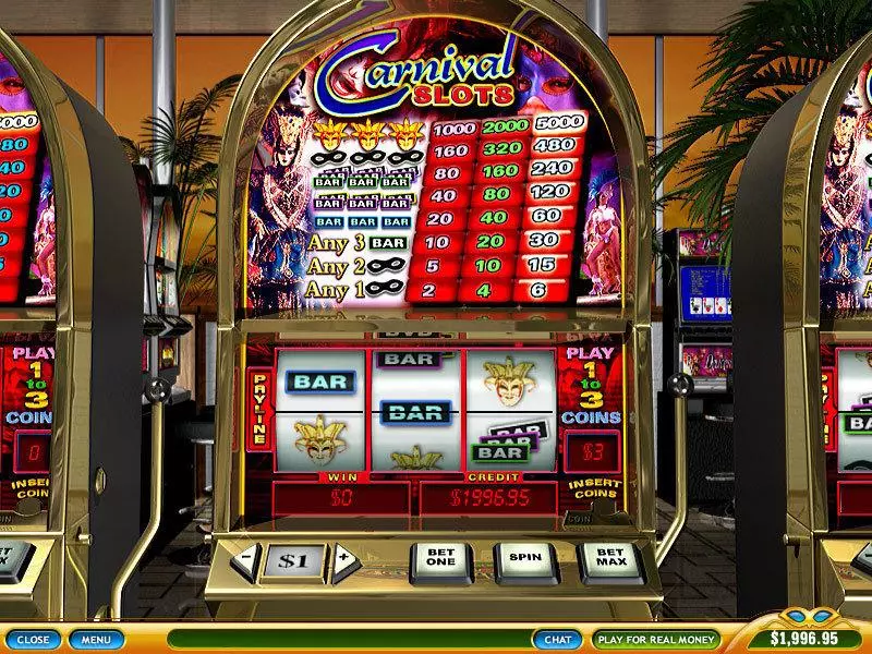 Carnival PlayTech Slot Game released in   - 
