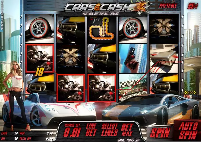 Cars & Ca$h Sheriff Gaming Slot Game released in   - Pick a Box