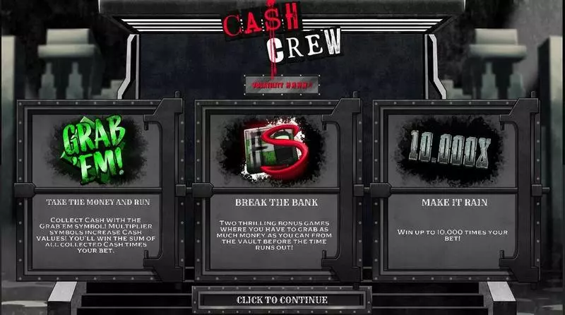 Cash Crew Hacksaw Gaming Slot Game released in April 2024 - Multipliers