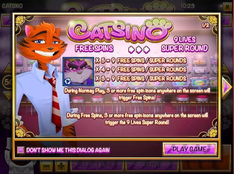 Catsino Rival Slot Game released in May 2016 - Free Spins