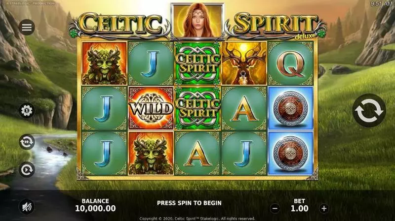 Celtic Spirit StakeLogic Slot Game released in September 2020 - Free Spins